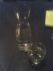 Wakatake Daiginjo - Small Carafe at Momoya. yum