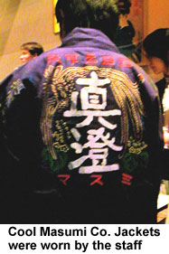 Cool masumi Co. Jackets were worn by the staff