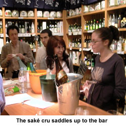 The Sake Cru saddles up to the bar