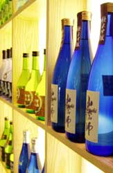 true sake shelf