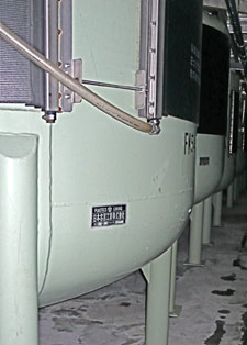 Fermentation Tanks Curve at the Bottom to Allow for Circulation