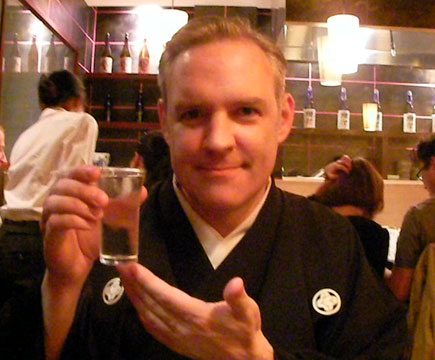 After the Cup Sake ran out I had to resort to drinking sake from a regular glass!! ... and during One Cup Sake week no less!  Shocking!