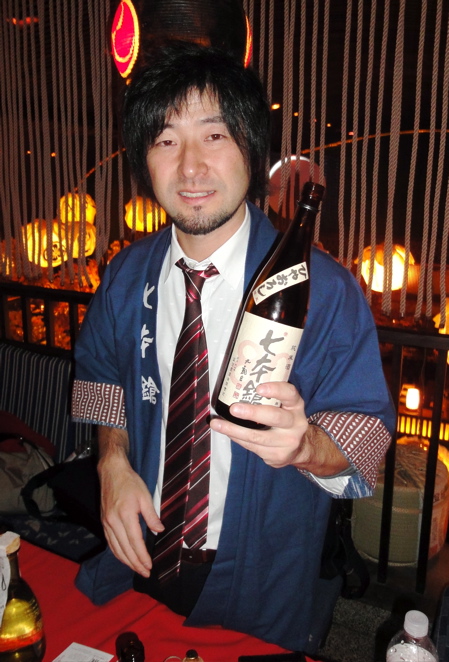 Tomita-san with his Hiyaoroshi Fall Nama