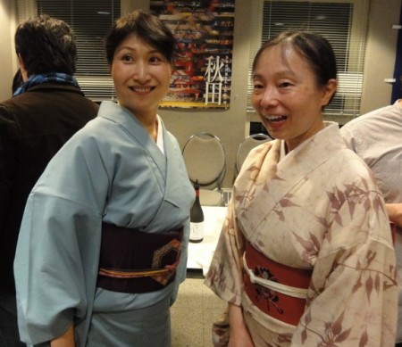 Wearing Kimono makes sake taste better! Everyone knows that!